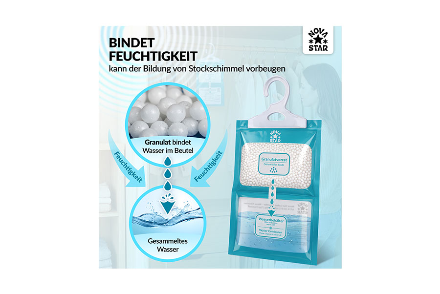Nova Star Luftentfeuchter mit dezenter Duftwirkung – Bild 3