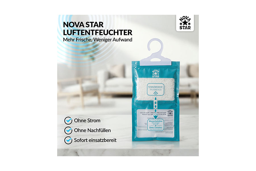 Nova Star Luftentfeuchter mit dezenter Duftwirkung – Bild 2